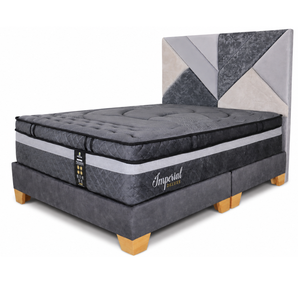 Combo Velvet + Colchón Imperial Deluxe