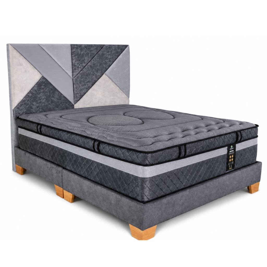 Combo Velvet + Colchón Imperial Deluxe
