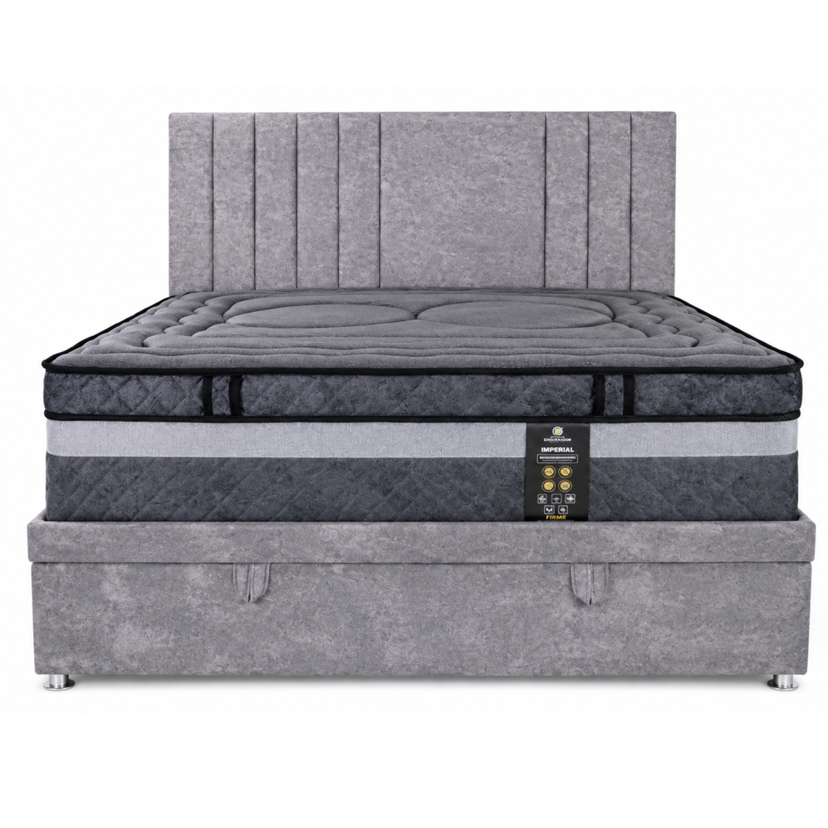 Cama Baúl + Colchón Elite Premium Penta
